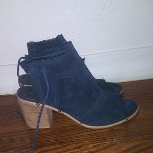 Silent D Anthropologie Gresham Peep Toe Heels